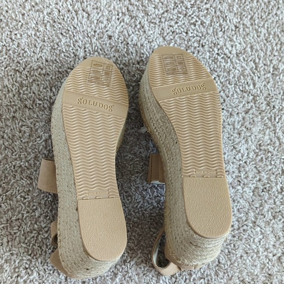 Soludos Palma Platform Sandal in Blush Size 8.5 NWOB - Picture 5 of 9